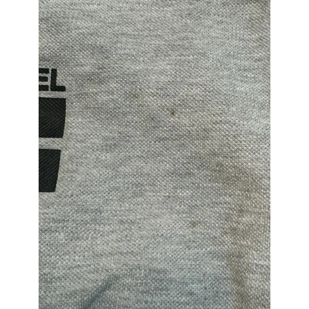 Love Moschino Aircraft Print Shirt Mens L Gray Long Sleeve Sweatshirt Pullover - Picture 6 of 12